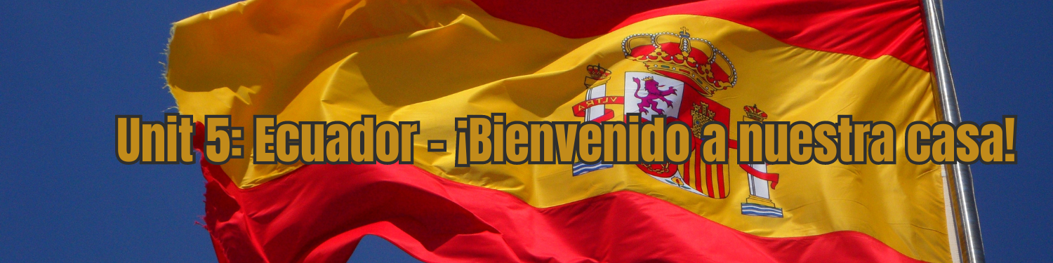 Lesson 5-1 Vocabulary: Vivimos aquí Banner
